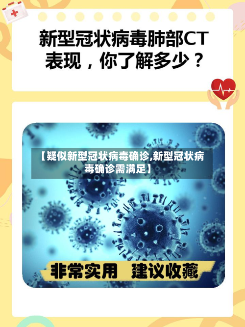 【疑似新型冠状病毒确诊,新型冠状病毒确诊需满足】