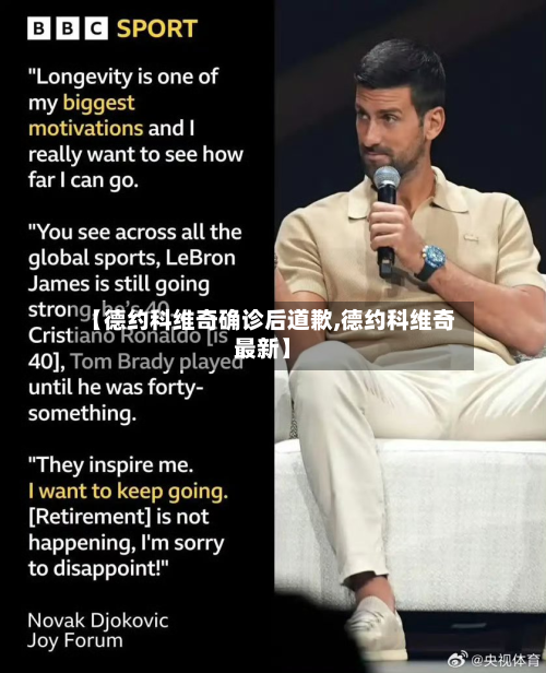 【德约科维奇确诊后道歉,德约科维奇最新】