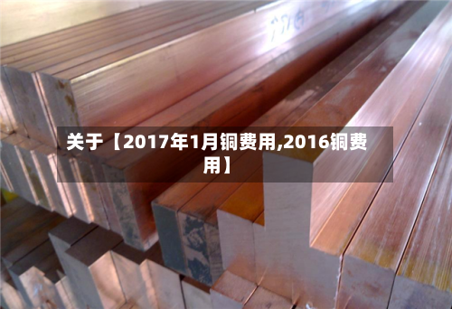 关于【2017年1月铜费用,2016铜费用】