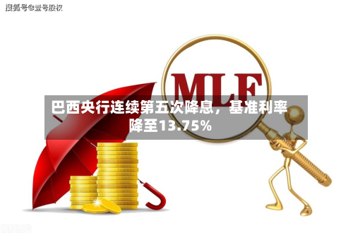 巴西央行连续第五次降息，基准利率降至13.75%