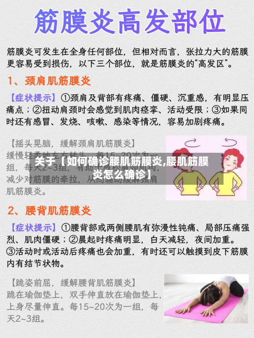 关于【如何确诊腰肌筋膜炎,腰肌筋膜炎怎么确诊】