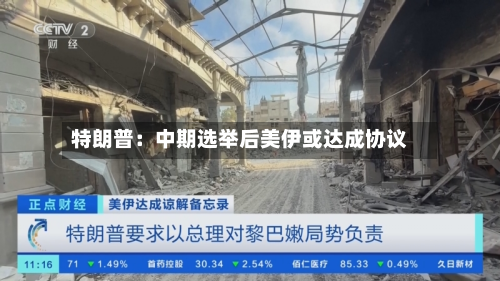 特朗普：中期选举后美伊或达成协议-第1张图片